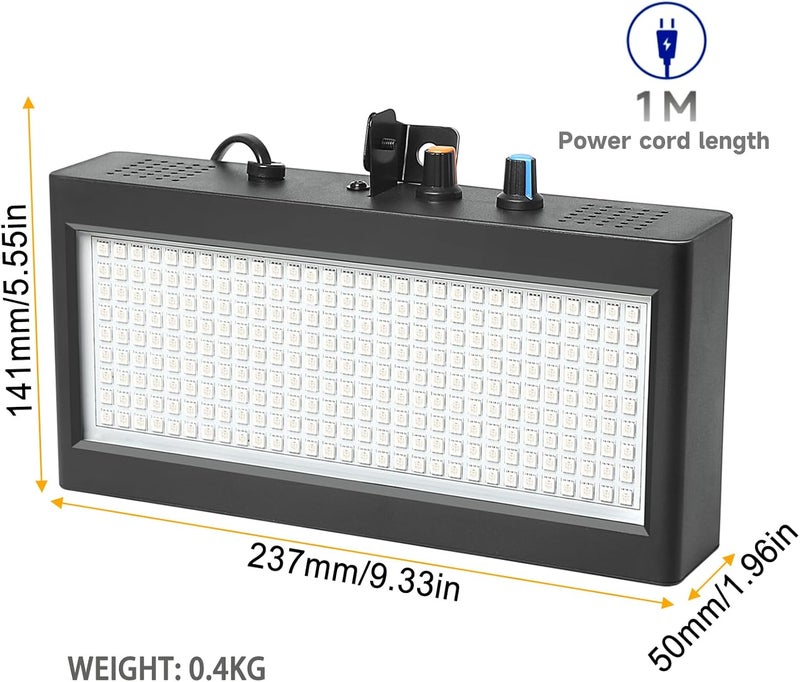 WECAN Full Color 270Led Strobe Light with Remote Control for Halloween Mini Strobe Lights for Room Party - Image 5